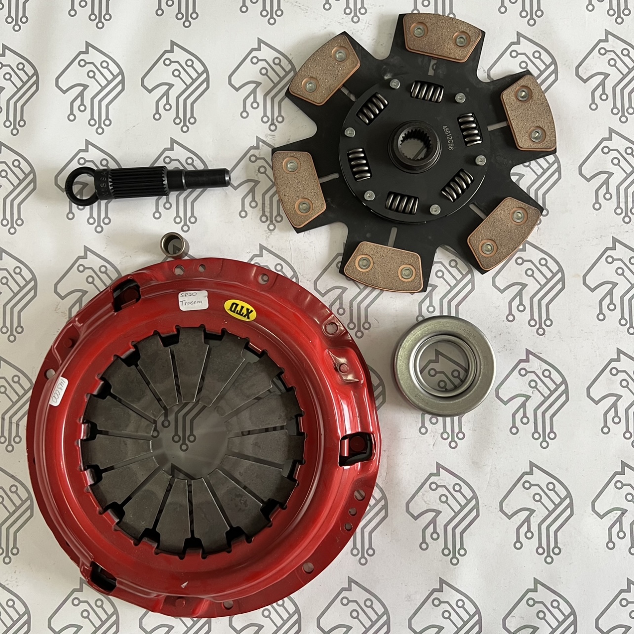 CONJUNTO DE CLUTCH XTD NISSAN SR20 TRASERA