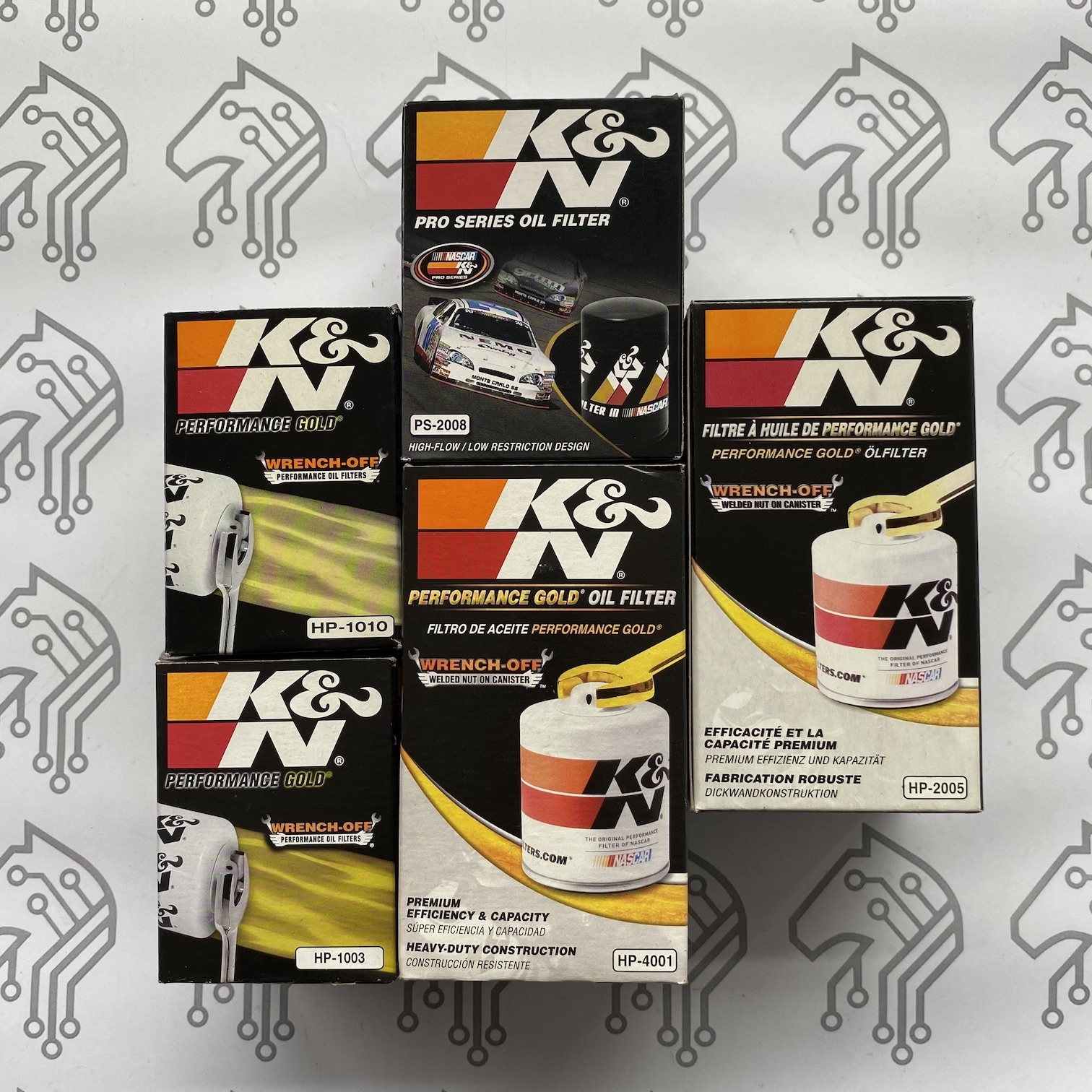 FILTRO DE ACEITE DE MOTOR K&N PORSCHE 