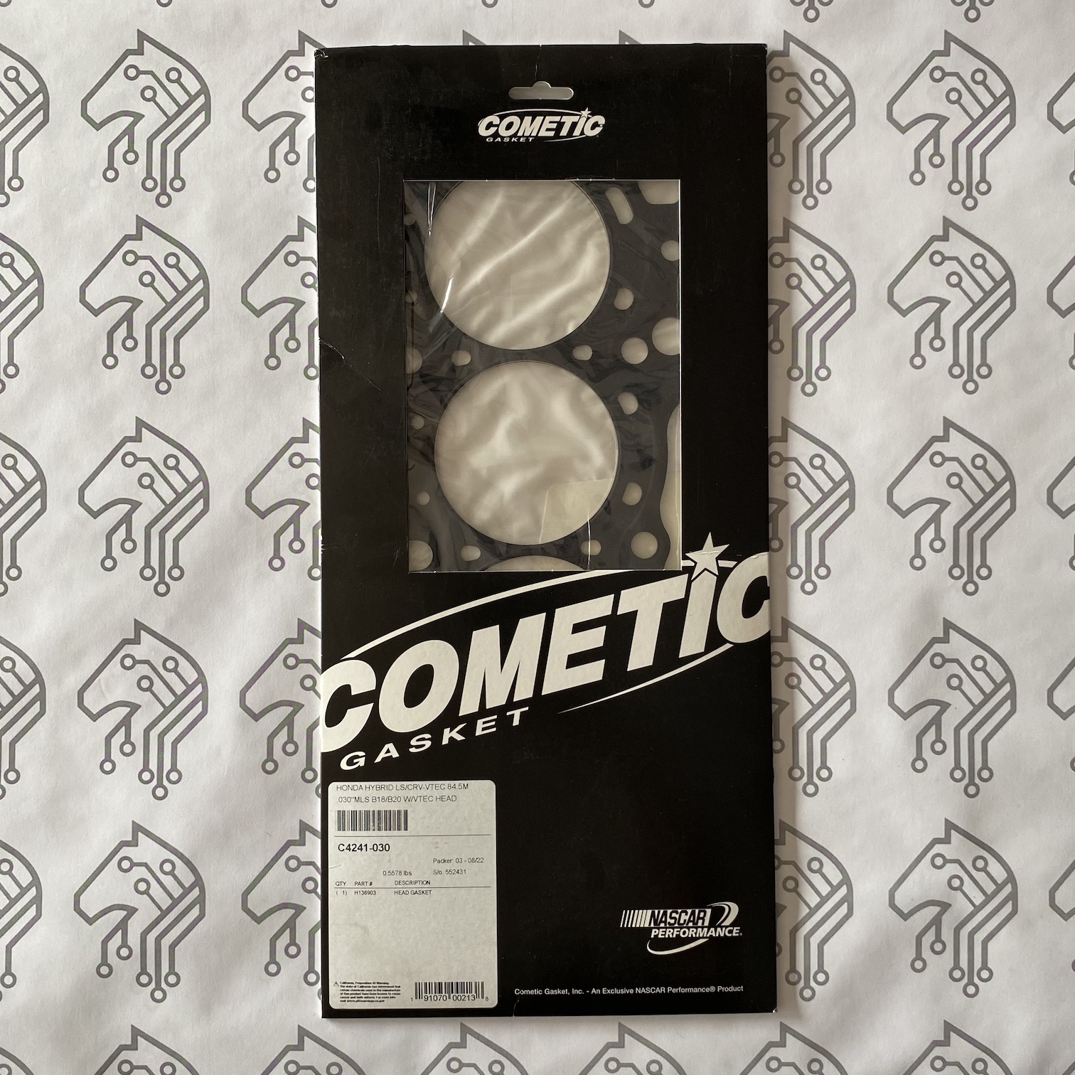 EMPAQUE DE CABEZOTE COMETIC HONDA B18/B20 VTEC 