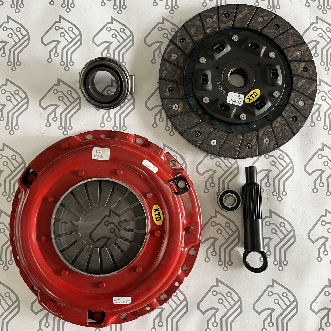 CONJUNTO DE CLUTCH XTD STAGE 1 HONDA Y ACURA SERIE B HYDRO 