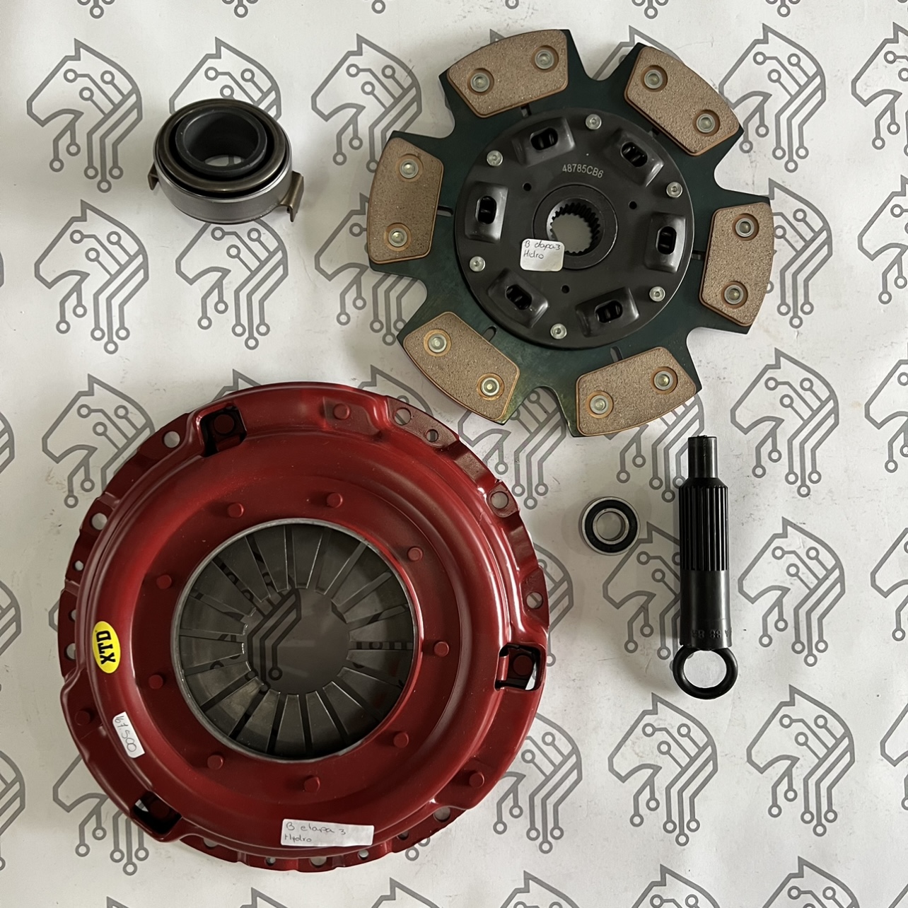 CONJUNTO DE CLUTCH XTD STAGE 3 HONDA Y ACURA SERIE B HYDRO