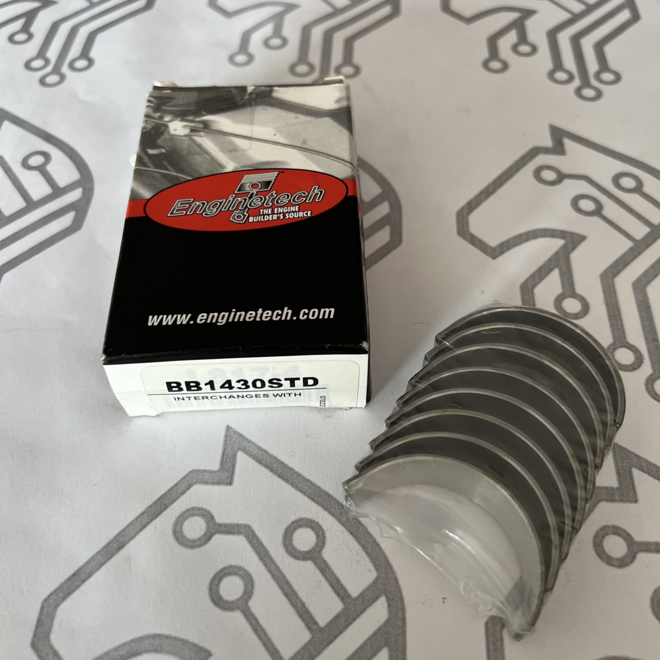 BEARING DE BIELA STD ENGINETECH HYUNDAI